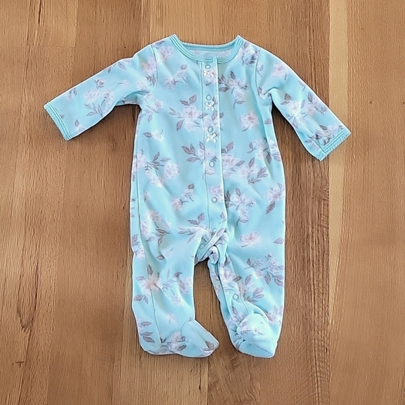Baby girls 3 months fleece sleeper - Picture 1 of 2